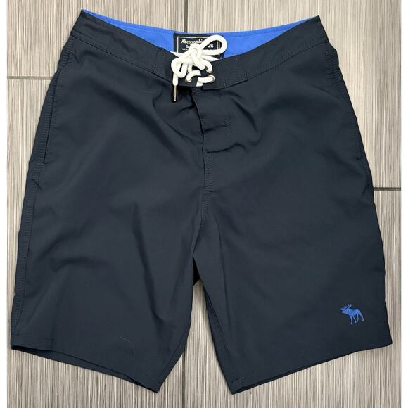 Abercrombie & Fitch Other - Abercrombie & Fitch Men’s Navy Mesh Brief Lined Swim Trunks Size 26